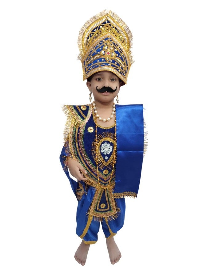 BookMyCostume Meghnath (Meghnad) Indrajit Evil Ramayana Ramlila Kids & Adults Fancy Dress Costume without Sword 12-14 years - Image 1